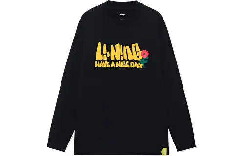 Li Ning Sports Fashion Collection Urban Outdoor Collection T Shirt Unisex Black