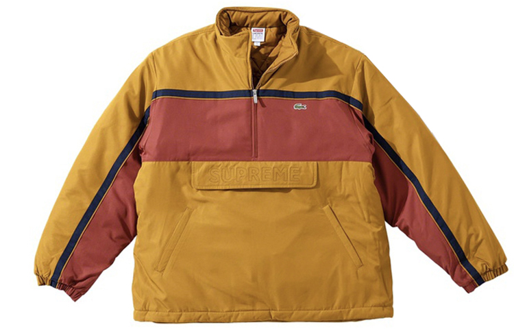 Куртка Supreme x LACOSTE (желтая) — фото 1