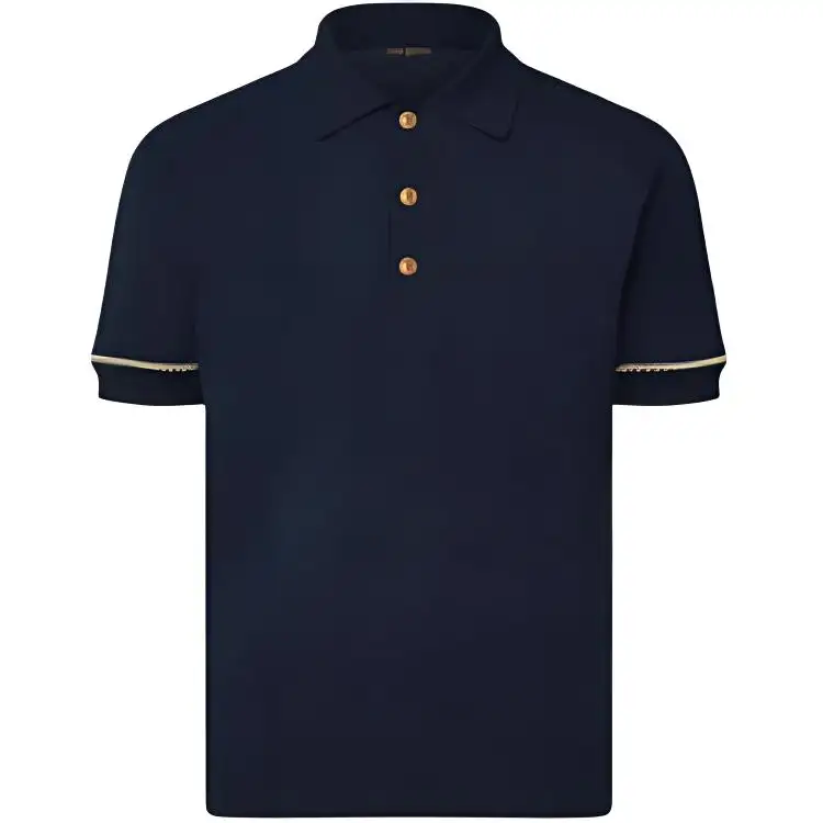 LOUIS VUITTON Short-Sleeved Cotton Polo Shirt