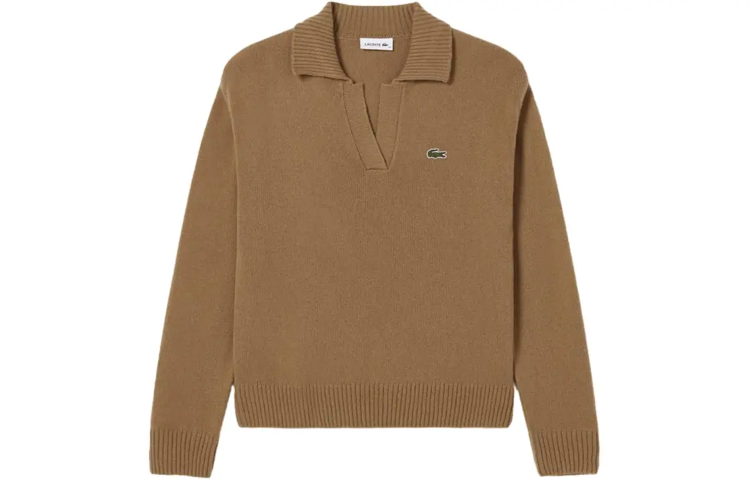 LACOSTE Cashmere Sweater Men's Khaki