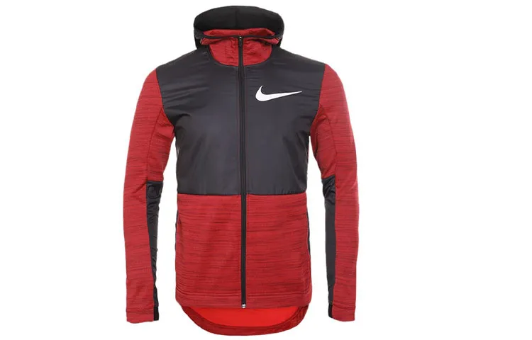 Nike Jackets Men's Red Hooded Moderate Other