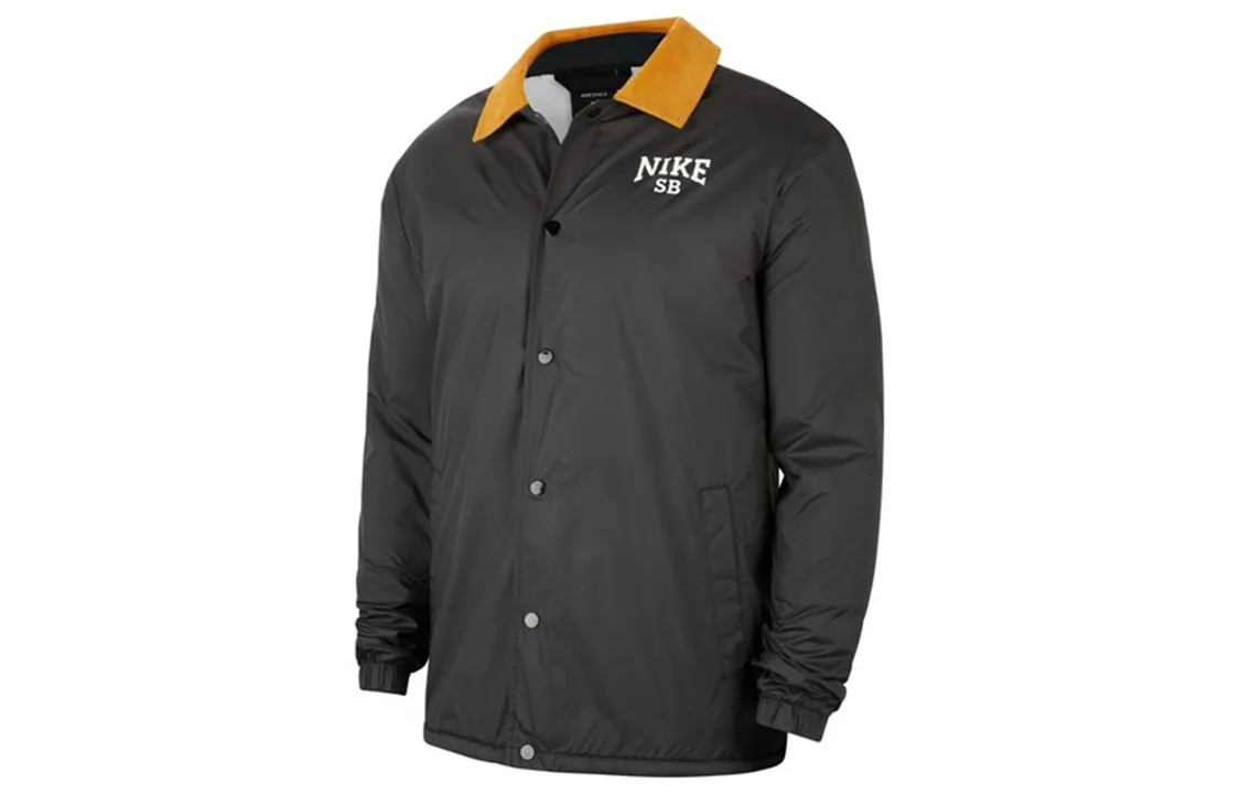 Nike Jackets Men's Black Lapel Moderate Other