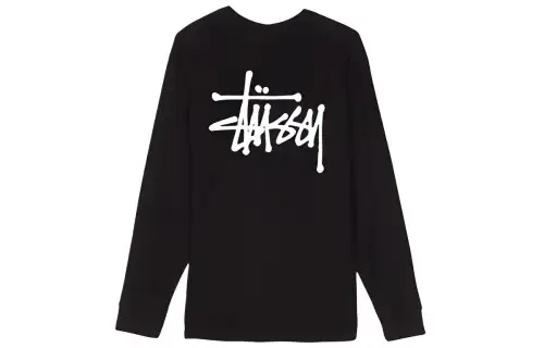 Stussy T Shirts Men's Crew Neck Moderate Straight Fit