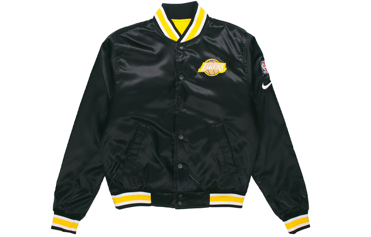 Мужская куртка Nike NBA Los Angeles Lakers City Edition (черная) — фото 1