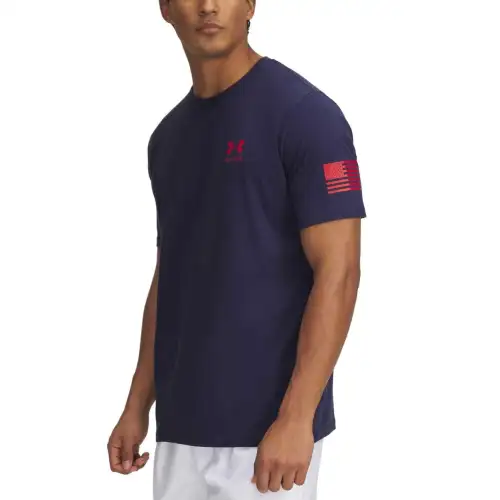 Under Armour FlagGradient T Shirt Men's Dark Blue