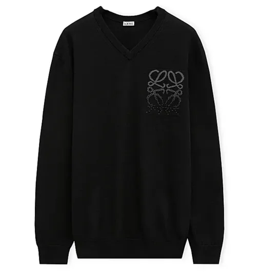 LOEWE FW24 Cashmere Sweater Men's Black