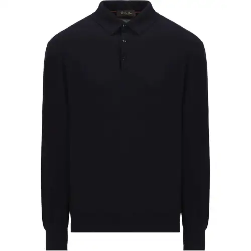 Loro Piana Polo Shirt Men's Marine Blue