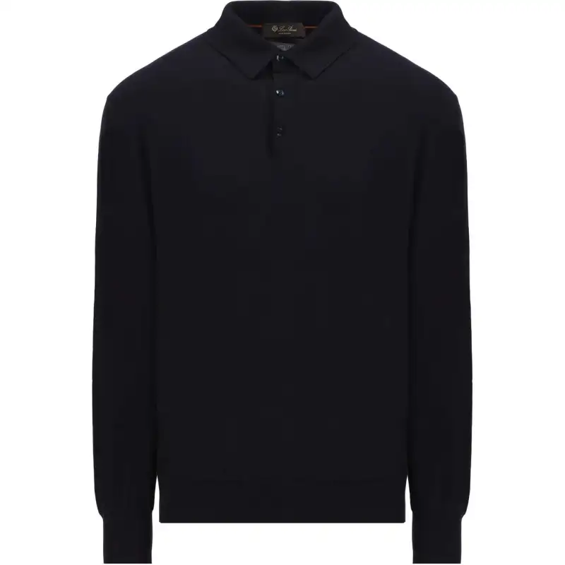 Loro Piana Polo Shirt Men's Marine Blue