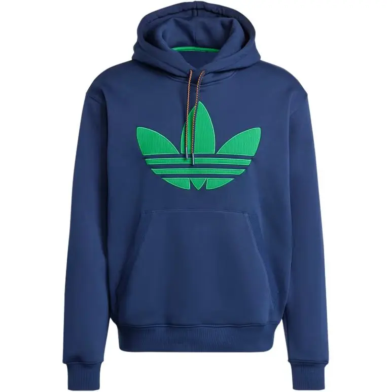 Adidas Originals 70s Fleece Hoodie Sweatshirt Men's Midnight Indigo