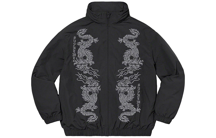 Куртка Supreme SS21 Week 15 Dragon Track (черная) — фото 6