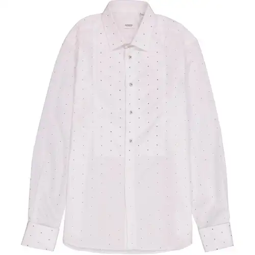 Burberry Shirts Men's White Lapel Moderate Other