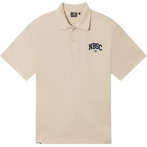 New Balance Polo Shirt Unisex Wheat