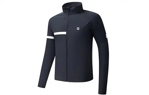 FILA Jackets Men's Navy Stand Collar Moderate Other