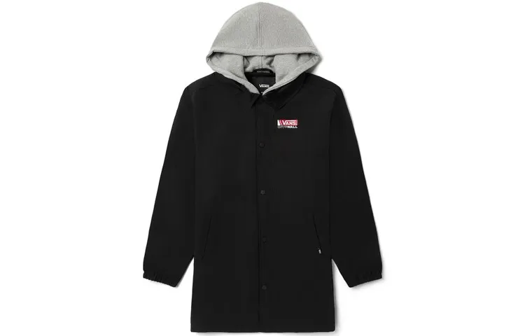 Vans Jackets Men's Black Hooded (Non-detachable) Moderate