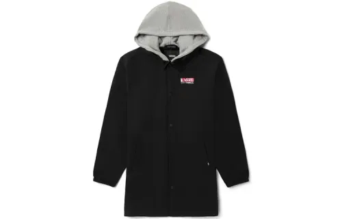 Vans Jackets Men's Black Hooded Moderate