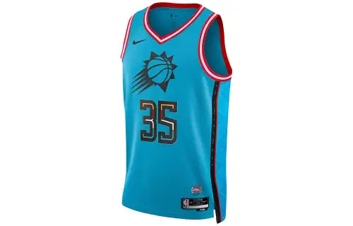 Nike Phoenix Suns City Limited Kevin Durant Fitted Round Neck Basketball Vest Men's Blue