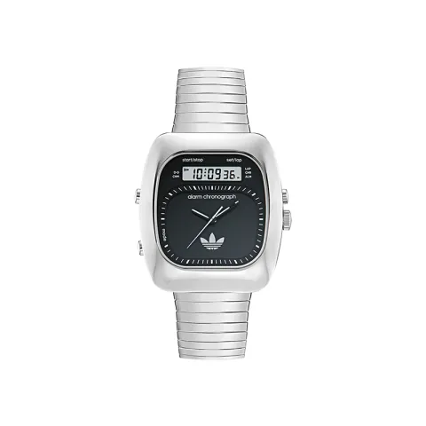 Adidas Originals Wrist Watches Quartz Movement Stainless Steel Strap Black Dial Unisex