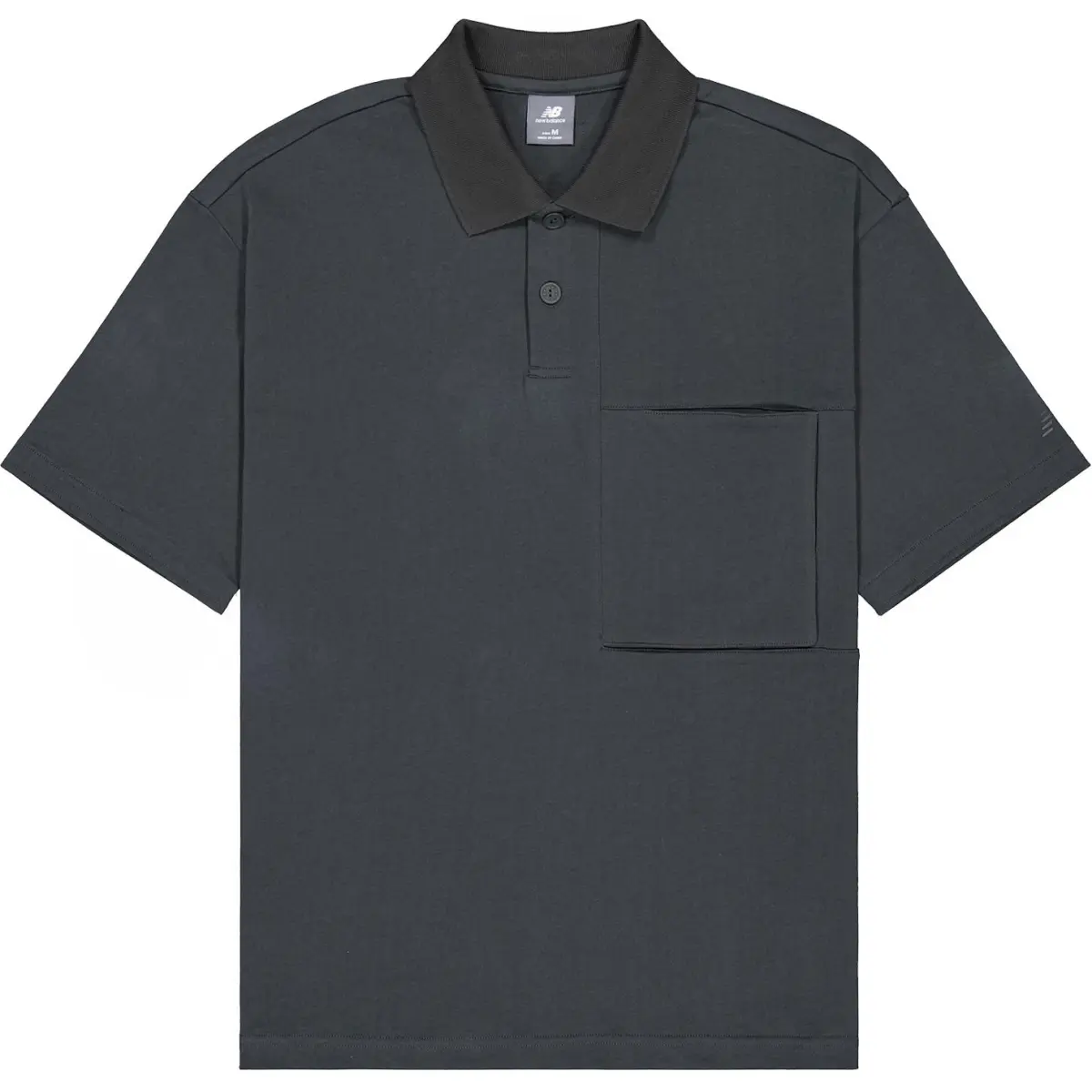 New Balance Polo Shirt Unisex Dark Gray