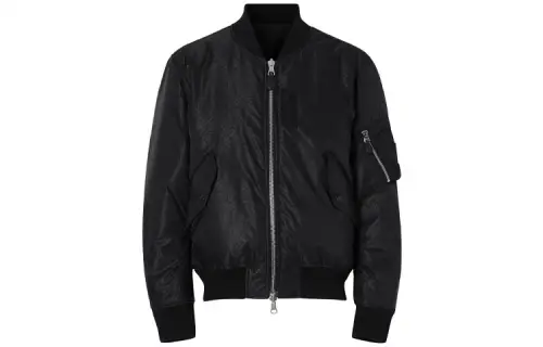 Burberry Jackets Men's Black Lapel Moderate Other