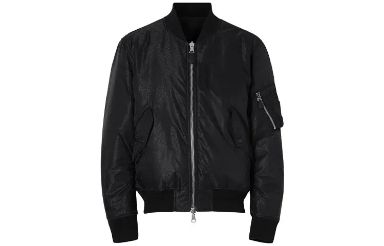Burberry Jackets Men's Black Lapel Moderate Other