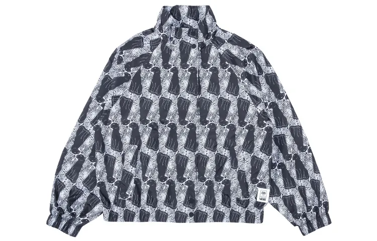 Vans Jackets Men's Black Stand Collar Moderate Other