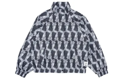 Vans Jackets Men's Black Stand Collar Moderate Other