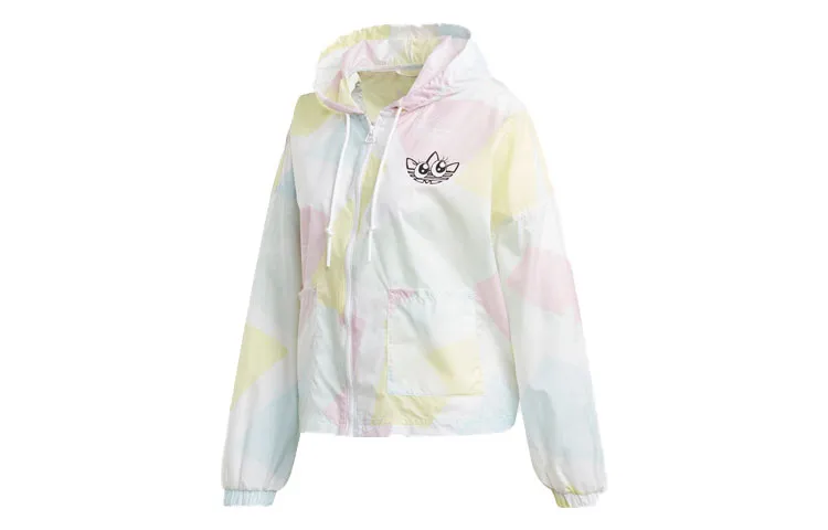 Adidas Originals Jackets Women's White Hooded Moderate