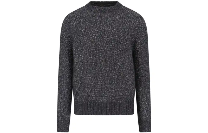 Loro Piana Sweaters Men's Dark Gray Crew Neck Moderate Other