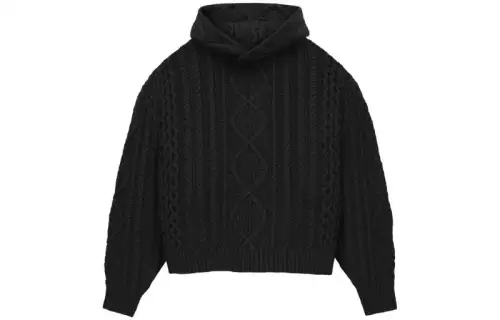 Fear Of God Essentials Cable Knit Hoodie
