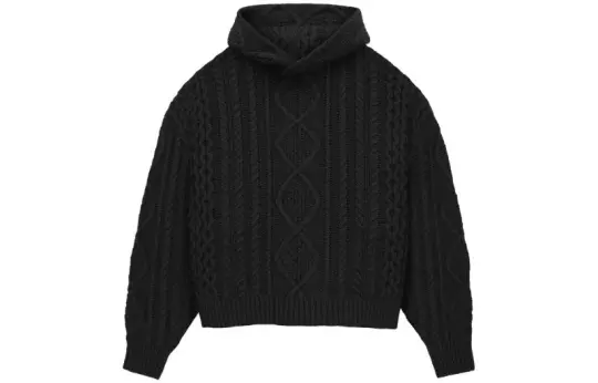Fear Of God Essentials Cable Knit Hoodie