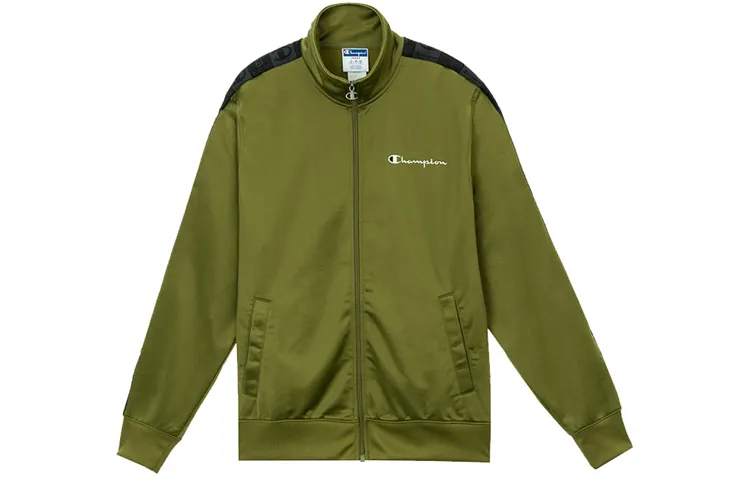 Champion Jacket US Version Unisex Olive Green