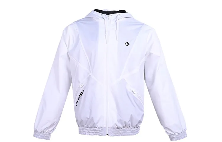 Converse Jackets Men's White Hooded Moderate Other