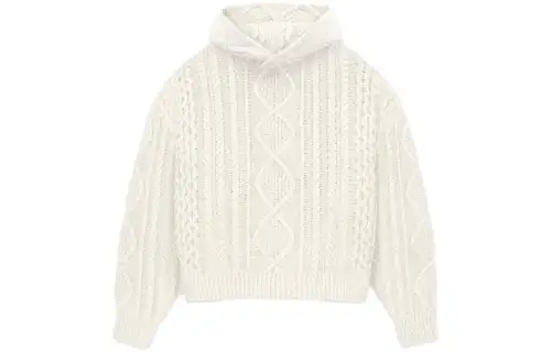 Fear Of God Essentials Cable Knit Hoodie