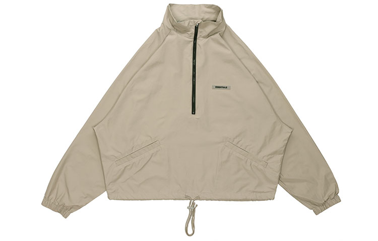 Куртка Fear of God Essentials Half-Zip Track Jacket (мох)