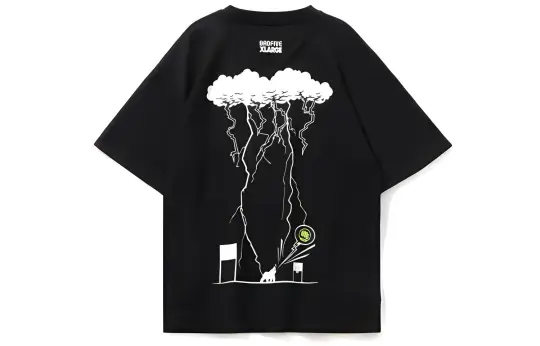 Li Ning X XLARGE T Shirts Men's Crew Neck Moderate Straight Fit