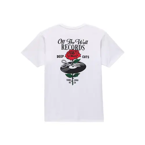 Vans Deep Cut T Shirt Men's White