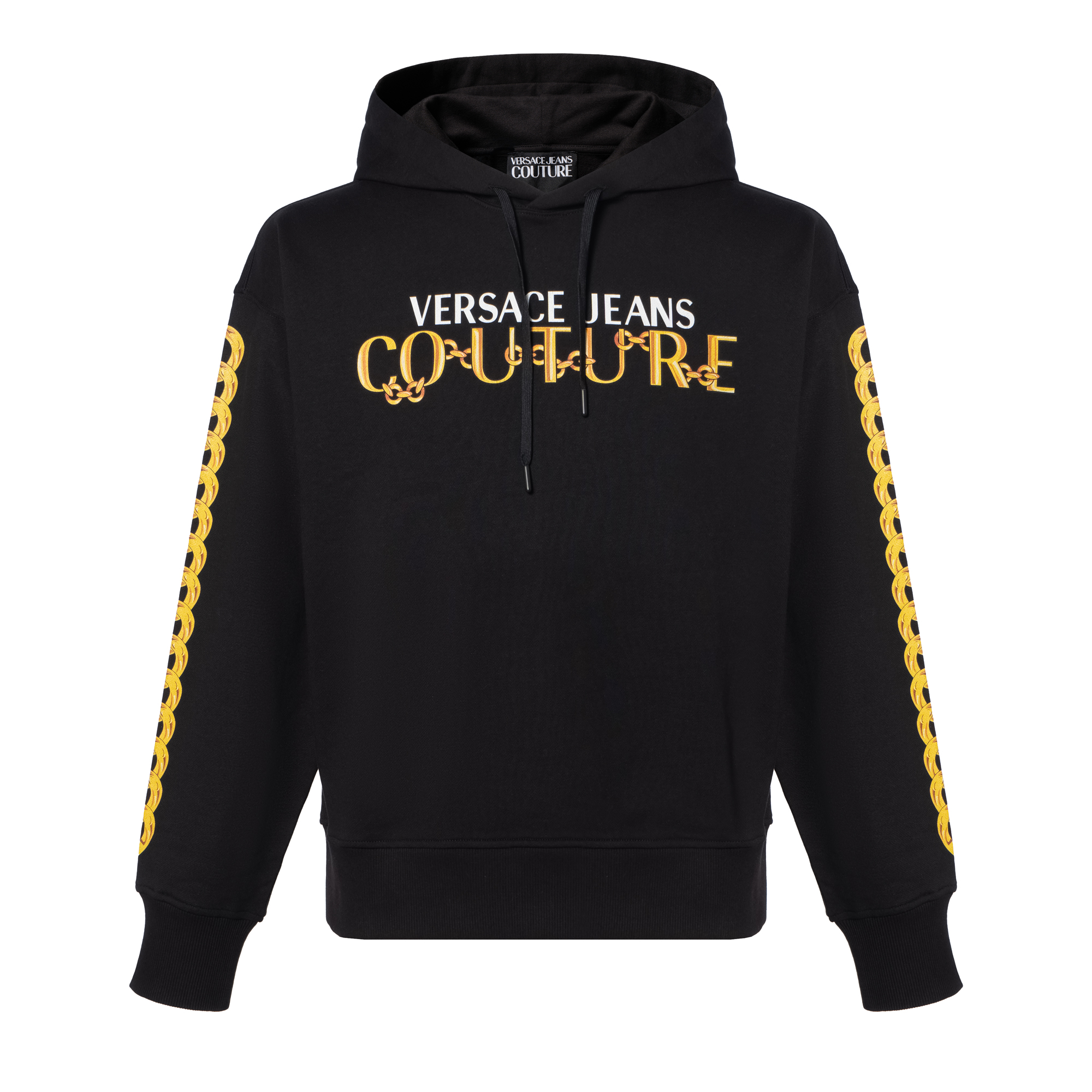 Мужское худи Versace JEANS COUTURE (черное)