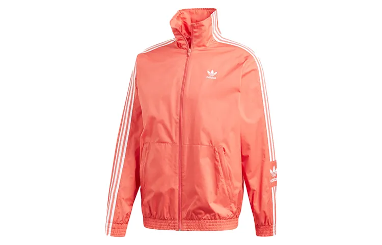 Adidas Originals Jackets Men's Red Stand Collar Moderate Other