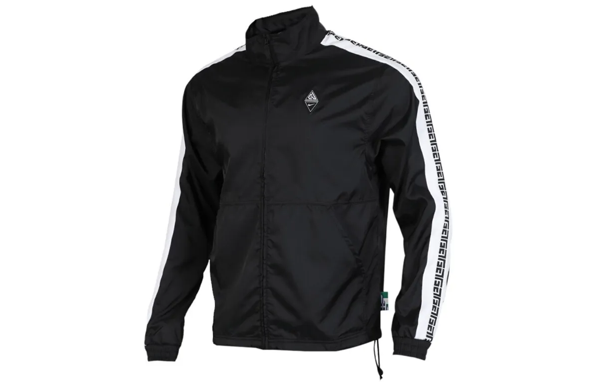 Nike Jackets Men's Black Stand Collar Moderate Other