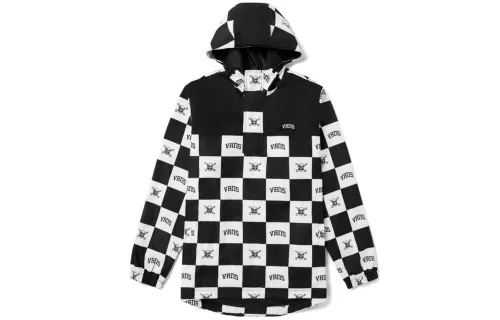 Vans Jackets Unisex Black Hooded Moderate Soft Shell