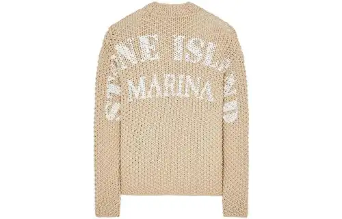 STONE ISLAND Sweaters Unisex Sand Crew Neck Moderate Other