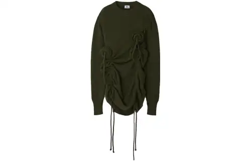 【Previous Season】Rose floral-appliqué wool jumper