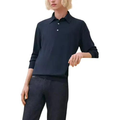HERMES FW24 Sweater Men's Ocean Blue