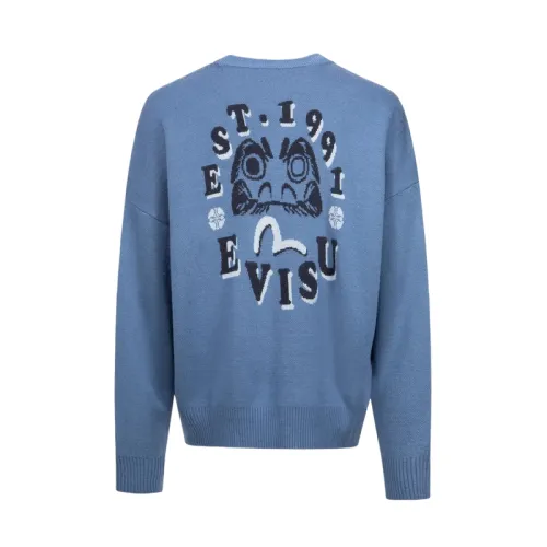 EVISU Knitwear Men's Crew Neck Moderate Other