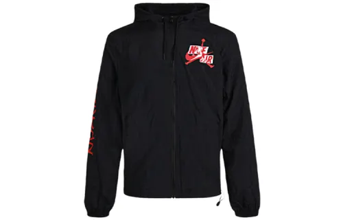 Jordan Jackets Men's Black Hooded Moderate Other