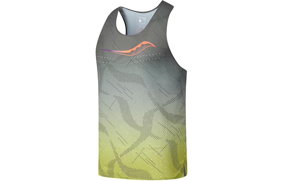 Saucony Running Tank Top Men’s Green Sole