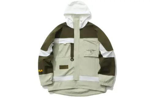 Li Ning Jackets Men's Olive Green Hooded Moderate Other
