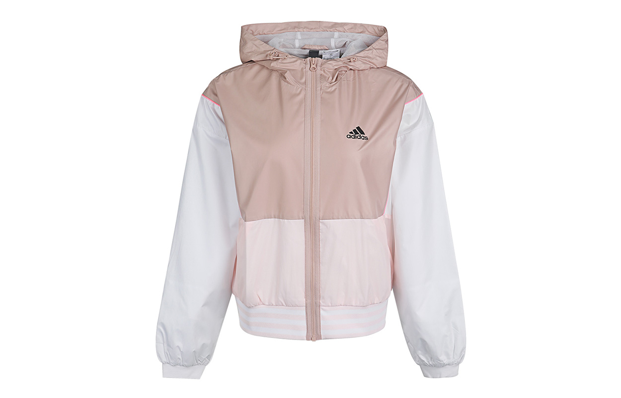 Женская куртка adidas neo Must Haves Block (розовая) — фото 1
