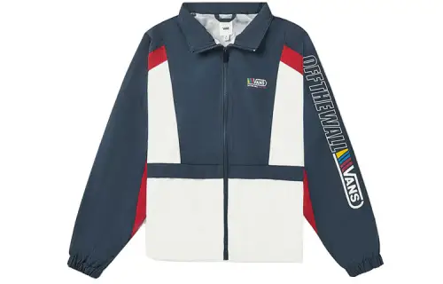 Vans Jackets Unisex White Stand Collar Moderate Instructor