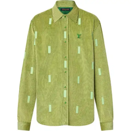 LOUIS VUITTON Lv X Park Seo-Bo Corduroy Long-Sleeved Shirt